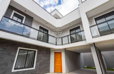Casa em condomínio fechado com 3 quartos à venda na rua gerônimo muraro, 894, santa felicidade, curitiba, 176 m2 por r$ 1.050.000