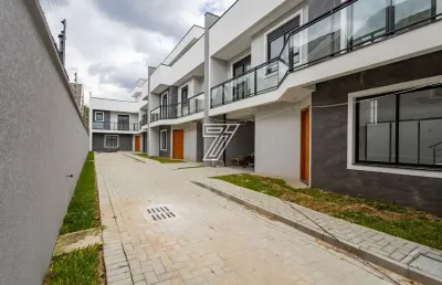 Casa em condomínio fechado com 3 quartos à venda na rua gerônimo muraro, 894, santa felicidade, curitiba, 138 m2 por r$ 799.000