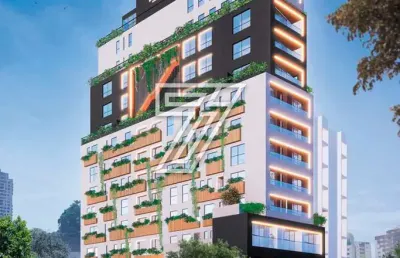 Kitnet / stúdio à venda no água verde, curitiba , 21 m2 por r$ 335.000