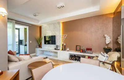 Apartamento com 3 quartos à venda na rua josé sabóia cortes, 275, centro cívico, curitiba, 104 m2 por r$ 1.385.000