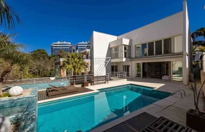 Casa em condomínio fechado com 5 quartos à venda na rua paulo gorski, 1101, mossunguê, curitiba, 420 m2 por r$ 4.800.000