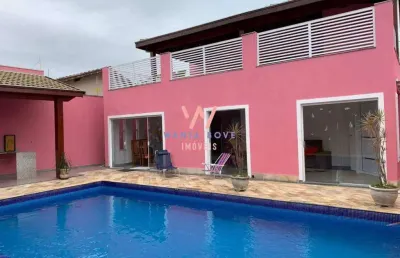 Sobrado à venda, 5 quartos, 3 suítes, 7 vagas, jardim britânia - caraguatatuba/sp