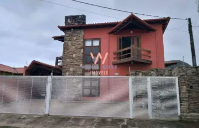 Sobrado à venda, 4 quartos, 2 suítes, 5 vagas, capricórnio ii - caraguatatuba/sp