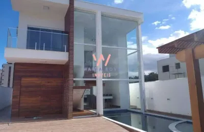 Sobrado à venda, 4 quartos, 3 suítes, 4 vagas, balneário copacabana - caraguatatuba/sp