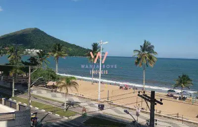 Apartamento frente mar, com 3 dormitórios à venda, 130m² por r$ 1.600.000 - martim de sá - caraguatatuba/sp