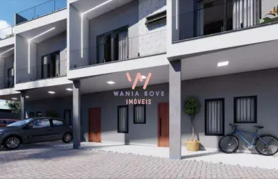 Sobrado a 200m da praia com 2 dormitórios à venda, 148m² por r$584.000 - massaguaçu - caraguatatuba/sp
