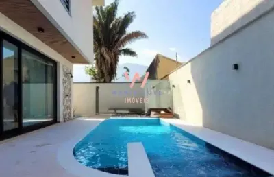 Casa de alto padrão com 4 dormitórios à venda, 357m² por r$3.390.000 - massaguaçu - caraguatatuba/sp