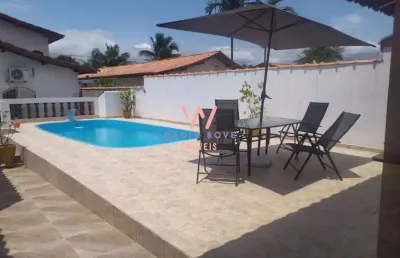Casa com edícula, 3 dormitórios à venda, 301 m² por r$ 1.100.000 - porto novo - caraguatatuba/sp