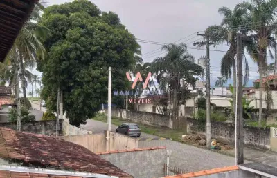 Sobrado a 100m da praia, com 2 dormitórios à venda, 81 m² por r$ 380.000 - porto novo - caraguatatuba/sp