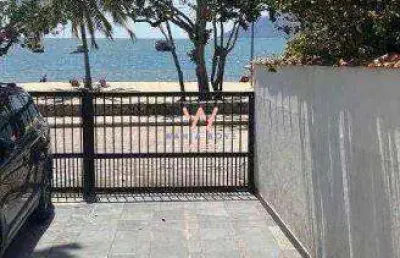 Casa beira mar com 3 suítes, 213 m² à venda por r$ 1.800.000 - cigarras - são sebastião/sp