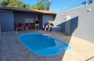 Sobrado em condomínio a 100m da praia, com 2 suítes à venda, 100m² por r$ 500.000 - praia das palmeiras - caraguatatuba/sp