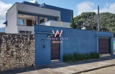 Sobrado de alto padrão com 3 dormitórios à venda, 295m² por r$1.500.000 - indaiá - caraguatatuba/sp