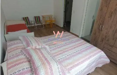 Apartamento kitnet, com 1 dormitório, à venda por r$ 240.000 - centro - caraguatatuba/sp