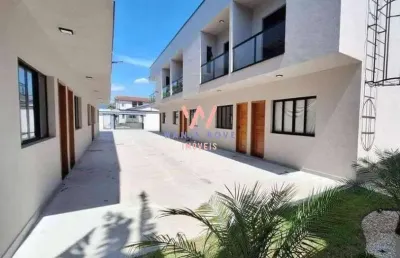 Sobrado com 2 dormitórios à venda, 88 m² por r$ 385.000,00 - porto novo - caraguatatuba/sp