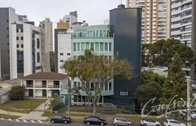 Sala comercial para alugar na rua natal cecone, 145, mossunguê, curitiba, 243 m2 por r$ 14.629