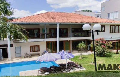 Sobrado com 3 dormitórios à venda, 780 m² por r$ 3.200.000,00 - aruã lagos  - mogi das cruzes/sp