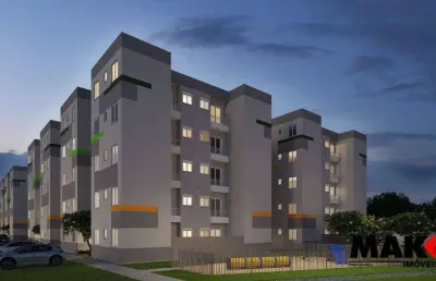 Apartamento com 2 dormitórios à venda, 42 m² por r$ 224.000 - parque santana - mogi das cruzes/sp