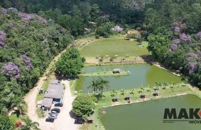 Área com pesqueiro à venda, 503000 m² por r$ 13.000.000 - chácara são lucido - mauá/sp