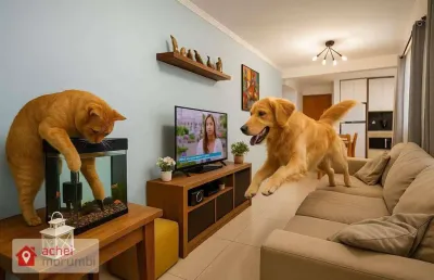 Cobertura à venda, 108 m² por r$ 399.999,95 - vila homero thon - santo andré/sp