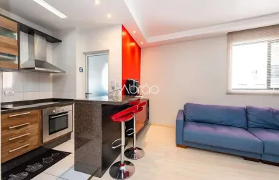 Apartamento mobiliado de 2 quartos à venda no batel – 68 m² - localização privilegiada | ref 446