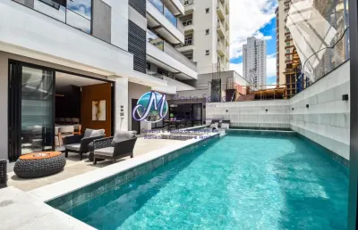 Apartamento alto padrão pronto mobiliado com 3 dormitórios em itajaí-sc