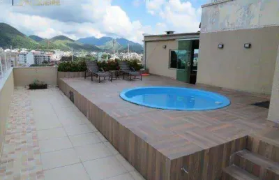 Cobertura à venda, 365 m² por r$ 699.000,00 - vila valqueire - rio de janeiro/rj