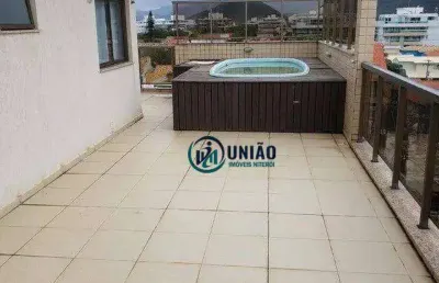 Cobertura com 3 quartos à venda, 230 m² por r$ 1.900.000 - piratininga - niterói/rj