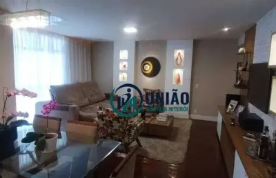 Apartamento com 3 quartos à venda, 120 m² por r$ 850.000 - santa rosa - niterói/rj