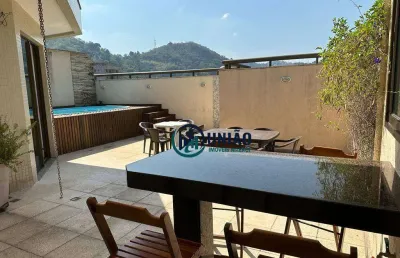 Cobertura com 4 quartos 2 suítes 3 vagas à venda, 220 m² por r$ 1.370.000 - são francisco - niterói/rj