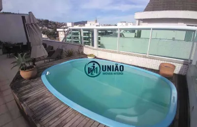 Cobertura com 4 quartos sendo 2 suítes à venda, 290 m² por r$ 2.700.000 - icaraí - niterói/rj