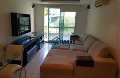 Flat com 2 dormitórios à venda, 84 m² por r$ 630.000,00 - camboinhas - niterói/rj