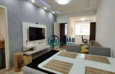 Apartamento com 2 dormitórios à venda, 80 m² por r$ 335.000,00 - centro - niterói/rj