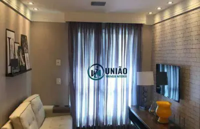 Lindíssimo apartamento com 3 dormitórios, sendo uma suíte, uma vaga, lazer completo!!