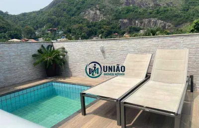 Cobertura com 4 quartos à venda, 220 m² por r$ 1.580.000 - itacoatiara - niterói/rj