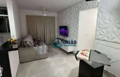 Ótimo apartamento com 2 dormitórios à venda, 60 m²  - maria paula - são gonçalo/rj
