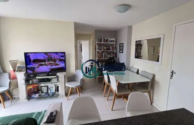 Apartamento com 2 dormitórios à venda, 59 m² por r$ 378.000,00 - centro - niterói/rj