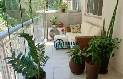 Lindo apartamento todo montado e decorado, com 3 dormitórios , lazer completo e uma vaga de garagem - jardim icaraí - niterói/rj