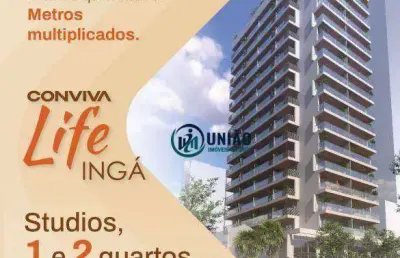 Stúdios com 1 dormitório à venda, 32 m² por r$ 389.900 - ingá - niterói/rj