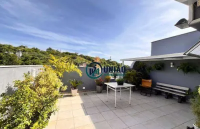 Cobertura com 2 quartos + 1 multiuso à venda, 120 m² por r$ 600.000 - santa rosa - niterói/rj