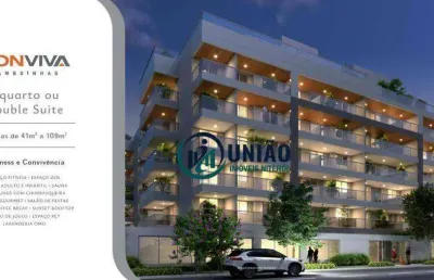 Apartamento com 1 dormitório à venda, 45 m² por r$ 599.900,00 - camboinhas - niterói/rj