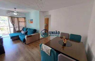 Apartamento com 3 quartos à venda, 83 m² por r$ 650.000 - santa rosa - niterói/rj