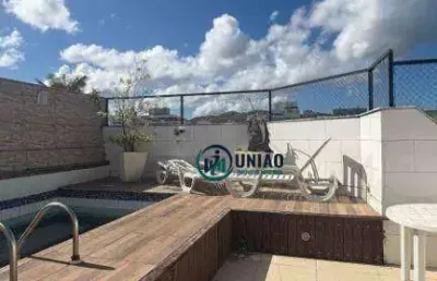 Cobertura à venda, 245 m² por r$ 1.800.000,00 - icaraí - niterói/rj