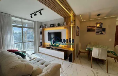 Cobertura com 3 quartos 1 suíte - modernizada e reformada à venda, 205 m² por r$ 950.000 - santa rosa - niterói/rj