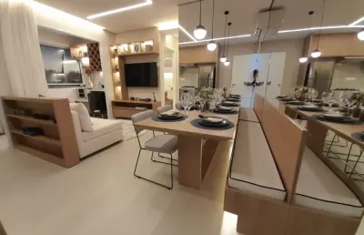Lindo apartamento com 2 dormitórios e varanda próximo a estação giovanni