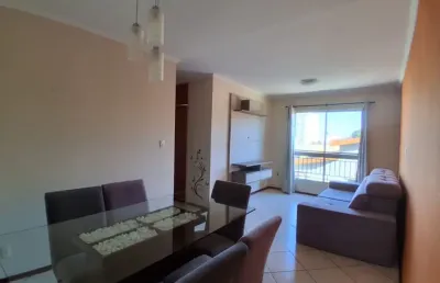 Apto semi mobiliado 62 m²/ 2 dorm./ sacada/ aluguel r$ 2.200,00