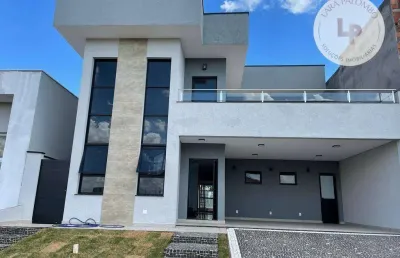 Luxuosa casa 2 suites+suite master  no royal garden em paulinia