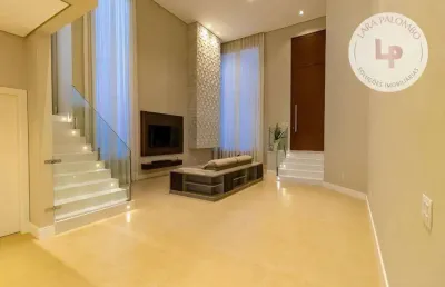 Casa com 4 quartos sendo 4 suítes  à venda em condominio de alto padrão por r$ 3.590.000 - condomínio campo de toscana - vinhedo/sp