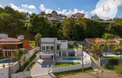 Casa com 5 dormitórios à venda, 400 m² por r$ 3.490.000,00 - condomínio estância marambaia - vinhedo/sp
