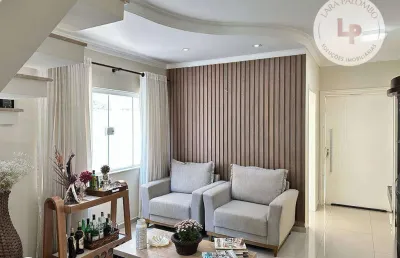 Casa com 4 dormitórios à venda, 320 m² por r$ 2.400.000,00 - condomínio residencial morada das nascentes - valinhos/sp
