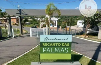 Terreno à venda, 600 m² em condomínio fechado por r$ 700.000 - residencial recanto das palmas - vinhedo/sp